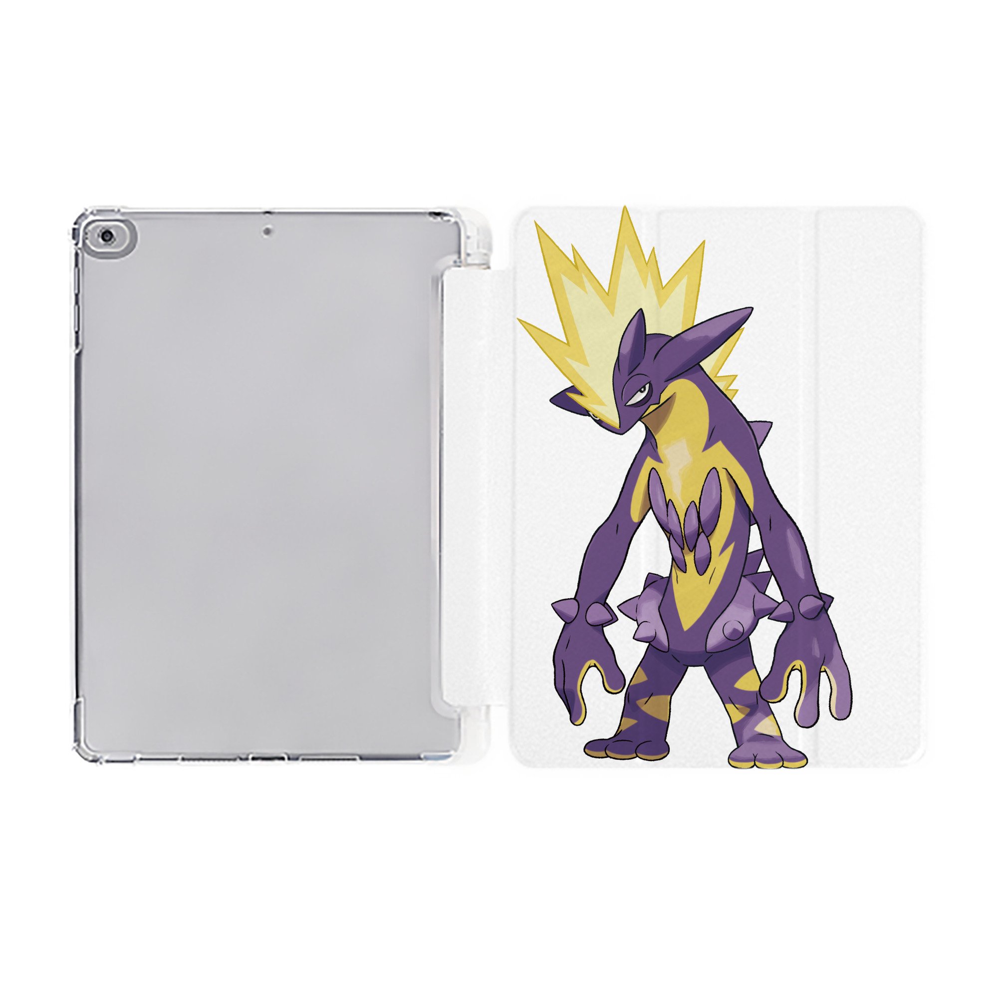 （画像用） ポケットモンスター Pokémon IPad ケース ペン収納付き 三つ折りスタンド PUレザー×シリコン 対応機種9.5/10.5/10.9インチ